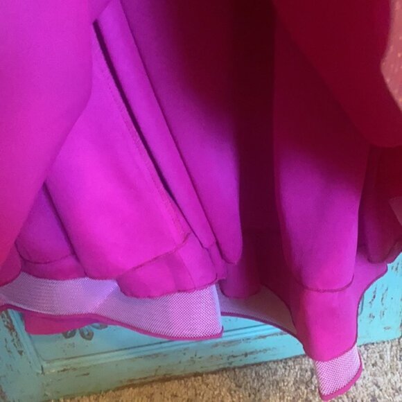 NEW HEBEOS 12/L One-Shoulder Sleeveless Full Length Bridesmaid Dress Orchid Pink - Picture 5 of 5